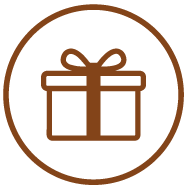 Ícone loja presentes